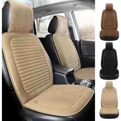 Car Seat Cover 133*47cm Auto Protector plush Front Rear Back Cushion Protection Pad Mat Backrest for Auto Interior Truck Suv Van
