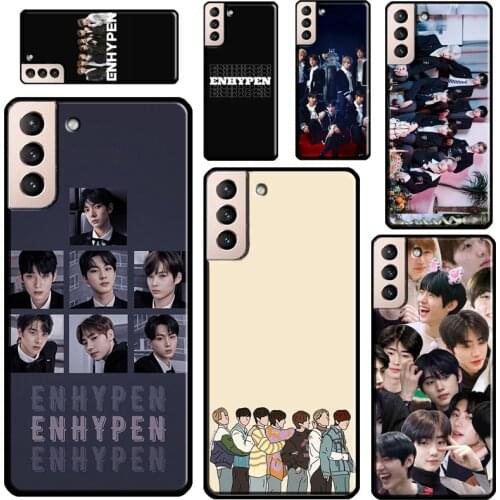 ENHYPEN Kpop Phone Case For Samsung Galaxy S21 Ultra Note 20 S20 FE S8 S9 S10 Note 10 Plus S10e Coque