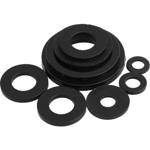 Black nylon gasket plastic insulation flat high temperature resistant m2-m20