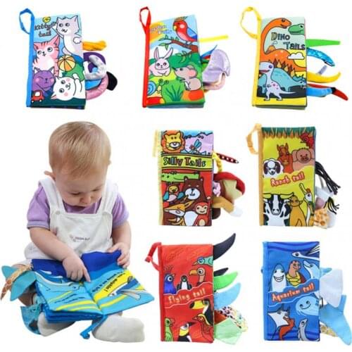 Children Puzzle Book Early Learn Readings Cloth Book Sensory Classic Toy Colorful Hobbies Gifts For Kids Baby Educational Toy