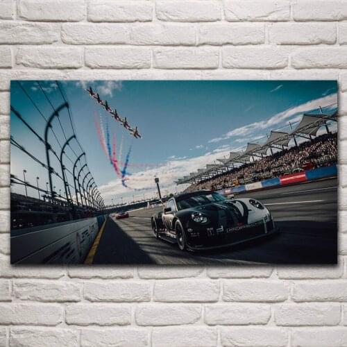 Cool custom 992 911 gt racing car supercar sport artwork living room home decor art print canvas fabric poster KP368