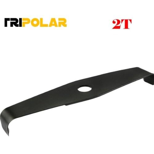 Manganese Steel Brush Cutter 2 Tooth Blade Lawn Mower Blade Cutting Blade Replacement Accessories Garden Tool