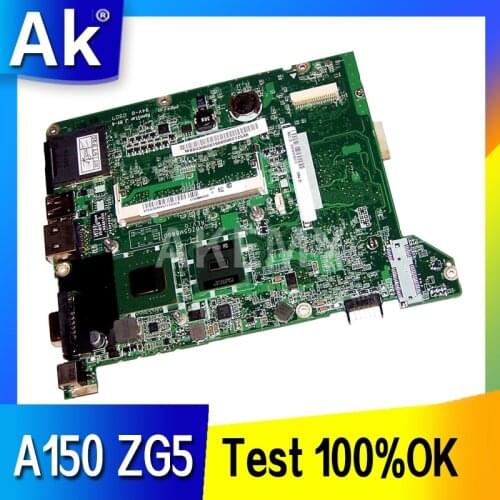 AkemyFor Acer aspire one A150 ZG5 Laptop Motherboard DDR2 with Audio board DA0ZG5MB8G0 MBS0506001 31ZG5MB0010 MAIN BOARD