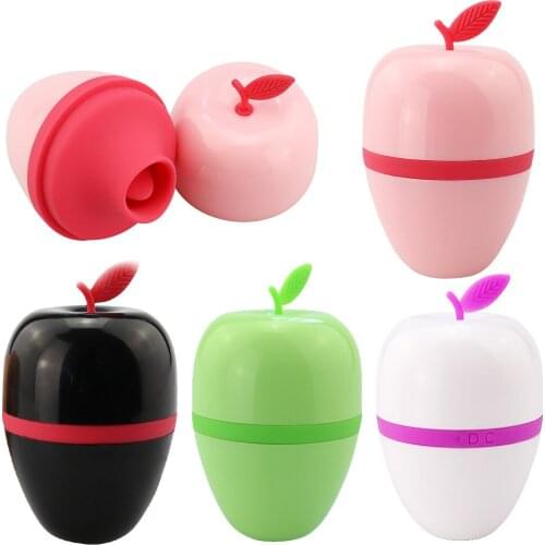 Mini Apple Oral Clitoris Suking Stimulator Tongue Vibrator Nipple Suck Breast Massager Egg Vibrators Portable Sex Toys