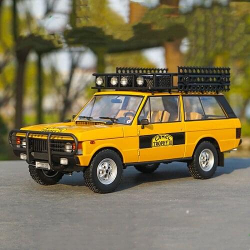 1/18 alloy casting car model AR plausible Land Rover Range Rover 1981 camel cup high-end collection holiday gift