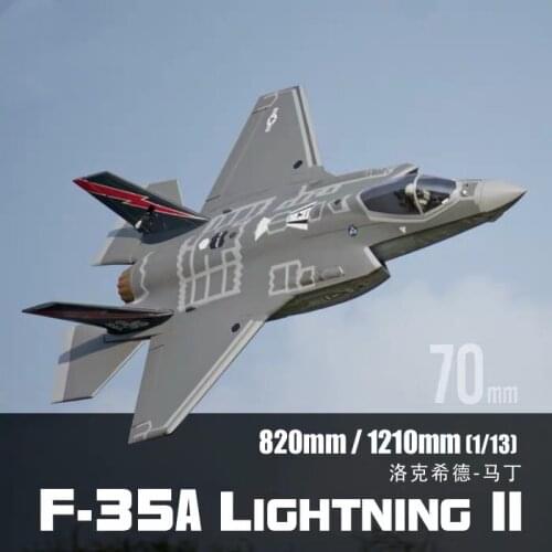Freewing EPO F-35A Lightning 70mm EDF JET Plane Remote-Controlled Model Fighters F-35 F35 Retractable Landing Gear kit+s or PNP