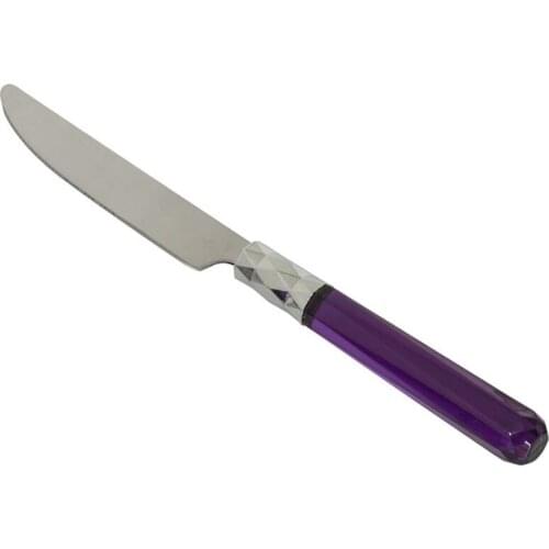 Purple Color 6'LI Platinum Knife Set