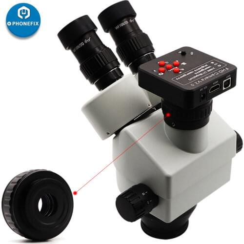 0.35x 0.5X C-Mount Lens CTV Camera Adapter for Simul Focal Trinocular Microscope HDMI VGA Video microscopio Camera Adapter Lens
