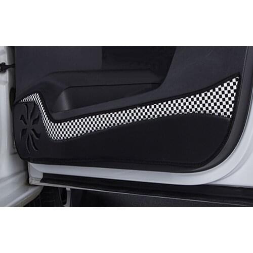 Fit for A1 A3 A4 A4L A5 A6 A6L A7 A8L Q2 Q2L Q3 Q5 Q5L Q7 Q8 TT RS TTS Leather car door Anti-Kick Anti-dirty pad mats protector