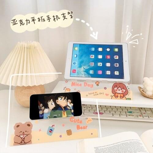 Ins Memo Pad Phone Stand Cute Tablet Stand Ins Portable Lazy Stand Girl Heart Acrylic Reading Stand