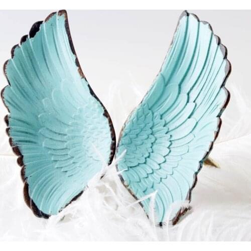 Wing Single Hole Small Handle Modern Minimalist Fashion Childrens Room Wardrobe Door Fantasy Knob and Pull Wings Drawer Pull