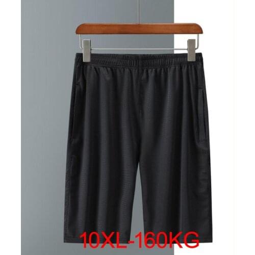 Summer men hole shorts Breathable loose sports shorts plus size 8XL 9XL 10XL elasticity shorts