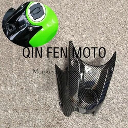 Carbon Fiber Paint Front Gas Fuel Tank Airbox Cover Fairing Fit For Kawasaki ER-6F NINJA 650 2017-2019