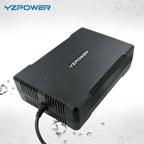 YZPOWER Waterproof 16.8V 11A 12A 13A 14A 15A Li-ion Lipo Lithium Battery Charger for 14.8V E-bike Smart Tools Custom plug