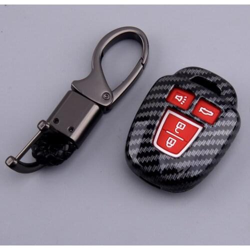 4 Button Key Cover Case Shell Fob Cap Fit For Toyota Camry Corolla Prius Highlander RAV4 Vios Yaris Tacoma Tundra 2018 2019 2020