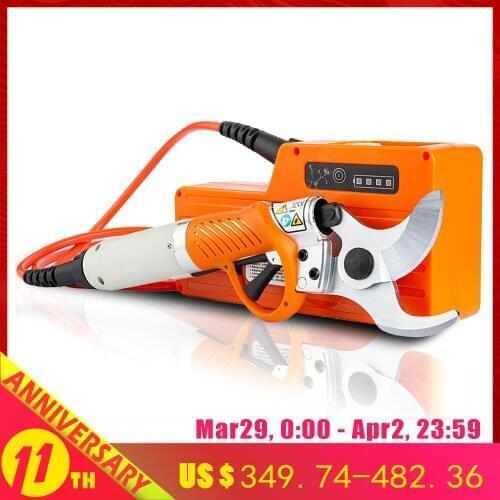 450W Electric Shears Electric Pruner 36V 4400mah Lithium Battery Electric Pruning Shear Orchard Scissors For Fruit Tree Garden