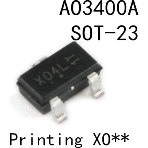 50PCS/LOT NEW A03400A A03400 SOT-23 N-Channel 30V 5.8A MOS Tube Original Genuine