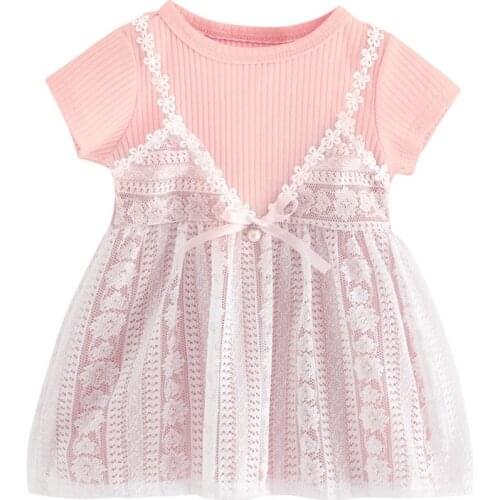 Baby Girl Dress Summer Toddler Infant Lace Princess Wedding Dresses For Girls Children Birthday Party Dress Kids Clothes