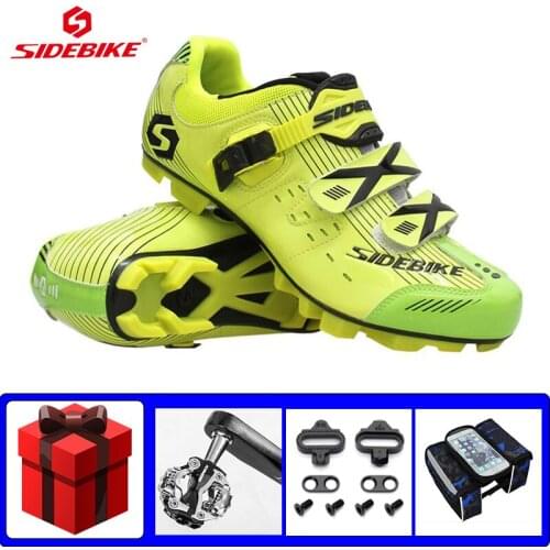 Zapatos ciclismo Cycling Sneakers Wear-resistant Breathable Non-slip Mountain Bike Shoes Add SPD Pedals Riding Bicycle Footwear