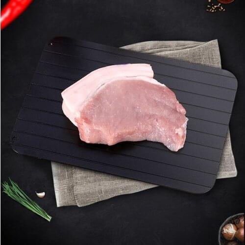 Kitchen Fast Defrost Tray Fast Thaw Frozen Food Meat Fruit Quick Defrosting Plate Board Defrost Tray Thaw Master Kitchen Gadgets