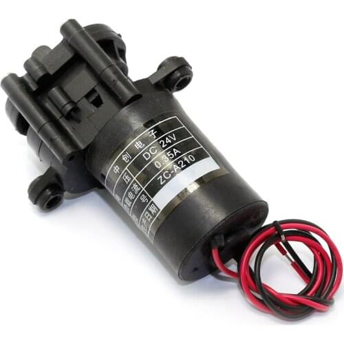 24V Mini Plastic Gear Pump Self-Sucking Water Pump (0-100degrees) ZC-A210