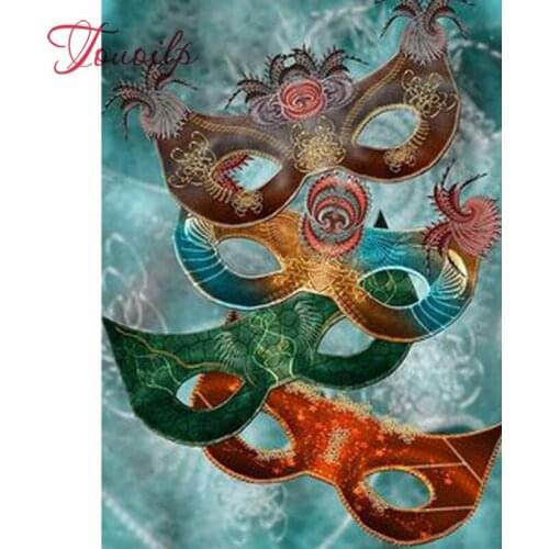 Mosaic painting DIY Women mask drill diamond painting diamond embroidery diamond needlework painting cross stitch round&square