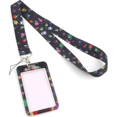 K2606 Game Robot New Cell Phone Straps Neck Lanyards for Key ID Card Cell Phone USB Badge Holder Hanging Rope Neck Straps
