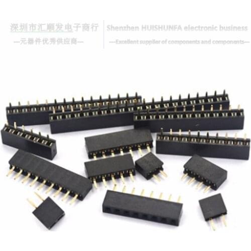Single row bus 2.0MM single row bus 2.0 row bus 1*2P/3/4/5/ 6/7/8/9/10-40p