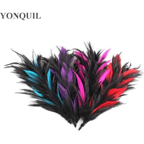 High Quality Multiple Colors Feathers 10 "/ 25CM DIY Clothing Handicrafts Jewelry And Other DIY Accessories 6Pcs/Lot SYFE13