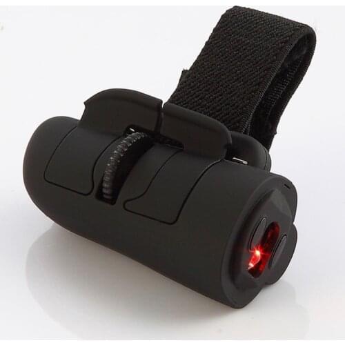 Mini Portable High Speed 2.4g Usb Wireless Lazy Finger Rings Optical Travel Mouse 1200dpi for Pc Laptop Desktop (black)