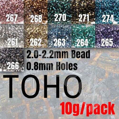 BLUESTAR Japan TOHO Clear blingbling MultiColor core beads clothing accessories 11/0 color core beadwork DIY seed bead