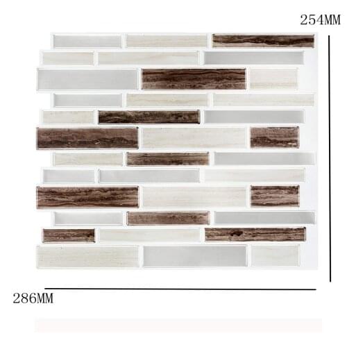 Peel and Stick Wall Tile Sticker Mosaic Tile Wall Sticker Bathroom Backsplash Waterprrof Tile Wall