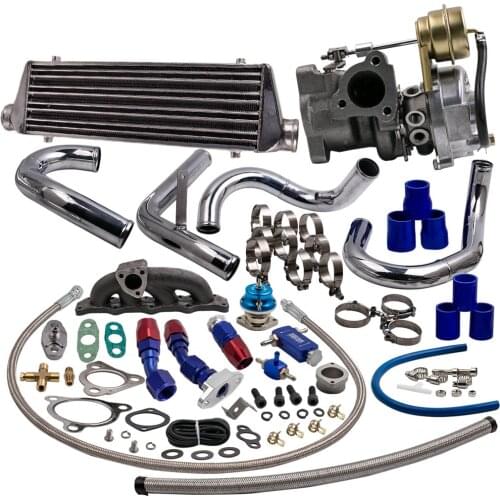 K04-015 Turbo Kit + Intercooler w/Manifold For VW Golf IV For GTI 1.8T (1J) Turbocharger Turbine For VW 1.8T 8L TT 1.8T (8N)