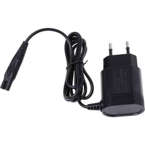 2-Prong Charger EU Plug Power Adapter for PHILIPS Shavers HQ8505/6070/6075/6090 J6PE