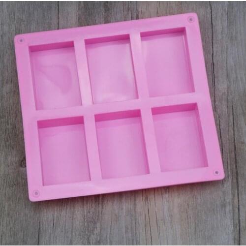 100pcs rectangular pastry molds 100ml silicone cake bakeware mold soap moulds SN547