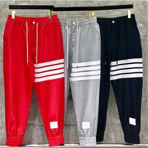 2021 Fashion Brand Sweatpants Men Spring Loose Casual Sports Trousers Tracksuit Bottoms Jogger Track Ankle-Length Pants