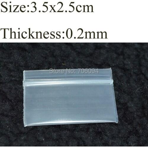 3.5x2.5cm(1.3''x0.9''),1000pcs/lot thick small jewelry pe clear Ziplock bag selfseal Reclosable Plastic Bag mini gift zip bag
