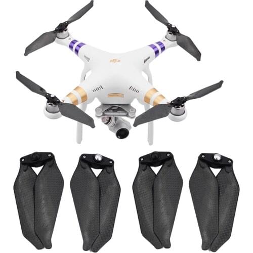 4PCS 9455S Carbon Fiber Propeller Props Folding Propeller for DJI Phantom 3 Phantom 2 Drone Parts 9455 Replacement Accessories