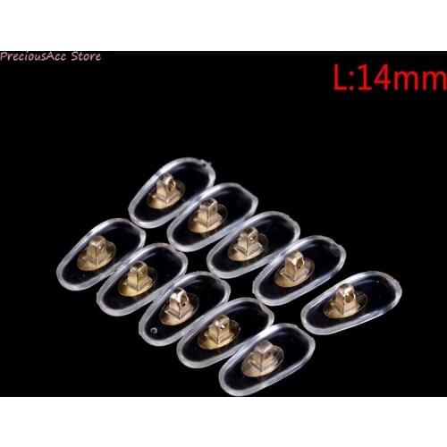 5Pairs Silicone Eyeglass Sunglasses Spectacles Screw On Nose Pads