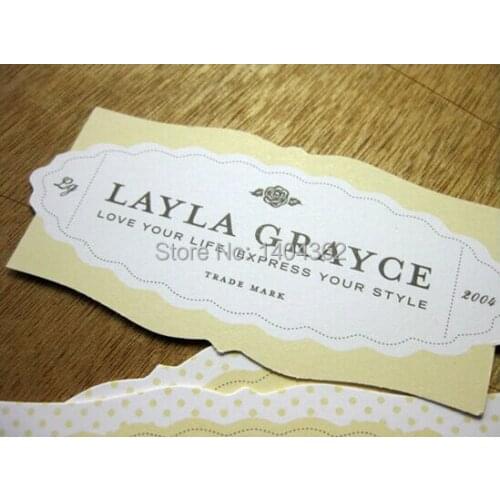 Free design 500pcs/lot Custom shape Business Cards elegant paper shape according to customers design visiting card