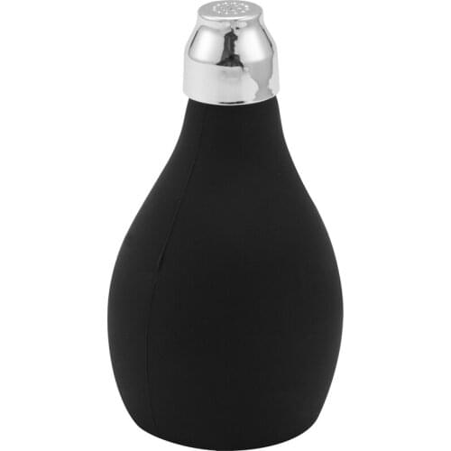 Powder Spray Bottle, Refillable Silicone Powder Dispenser Empty Powder Container for Barber, Durable Black Powder Sprayer for Lo