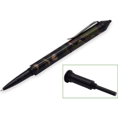 Black chrome outdoor tactical twist pen kits RZ-BP292#-BC