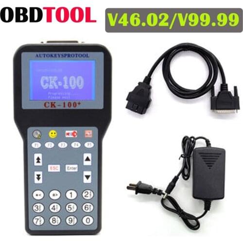 CK100 V46.02 Car Key Maker Auto Key Programmer CK-100 Car Key Maker V99.99 Latest Generation of SBB CK 100 OBD2 16Pin Main Cable