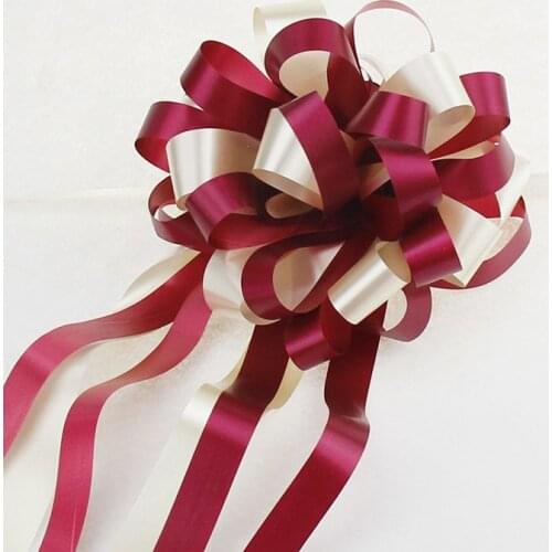 Bachelorette Party 10pcs Pull Bow Ribbons Wedding Birthday Party Decor First Baby Shower Birthday Gift Packing Home Car Decor