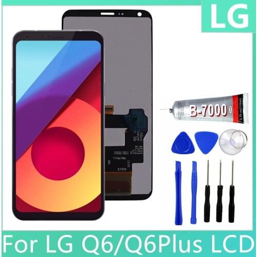 For LG Q6/Q6 Plus LG-M700 M700 M700A US700 M700H M703 M700Y LCD DIsplay + Touch Screen Digitizer Assembly With Frame