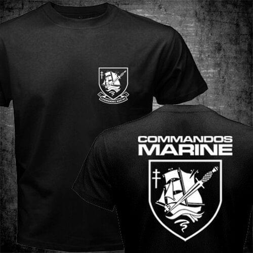 French Navy Special Operation Forces Counter Terrorist Commandos Marine T-Shirt