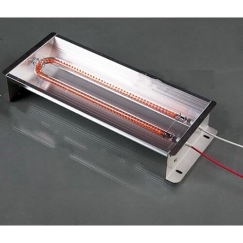 Microwave oven halogen tube1000W different length heater electric element Carbon fiber barbecue heating tube with Lampshade