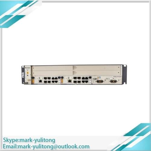Hua wei 19 "inch OLT GPON OLT MA5608T DC, 1 * MPWC Power Line Optical Terminal, 1 * MCUD