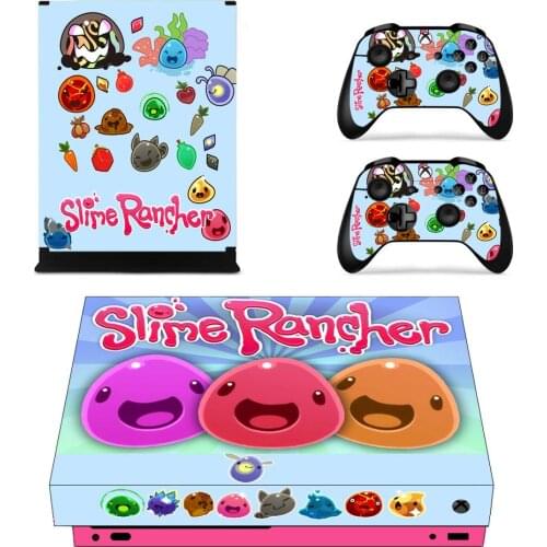 Slime Rancher Game Full Cover Skin Console & Controller Decal Stickers for Xbox One X Skin Stickers Vinyl