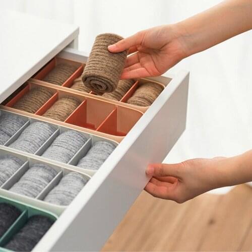 Underwear Bra Socks Panty Storage Boxes Cabinet Organizers Wardrobe Closet Home Organization Drawer Divider Dormitory Save Space